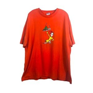 Dr Seuss Green Eggs and Ham Vtg 90 T-Shirt Book Movie TV Show Promo - Men’s 2XL